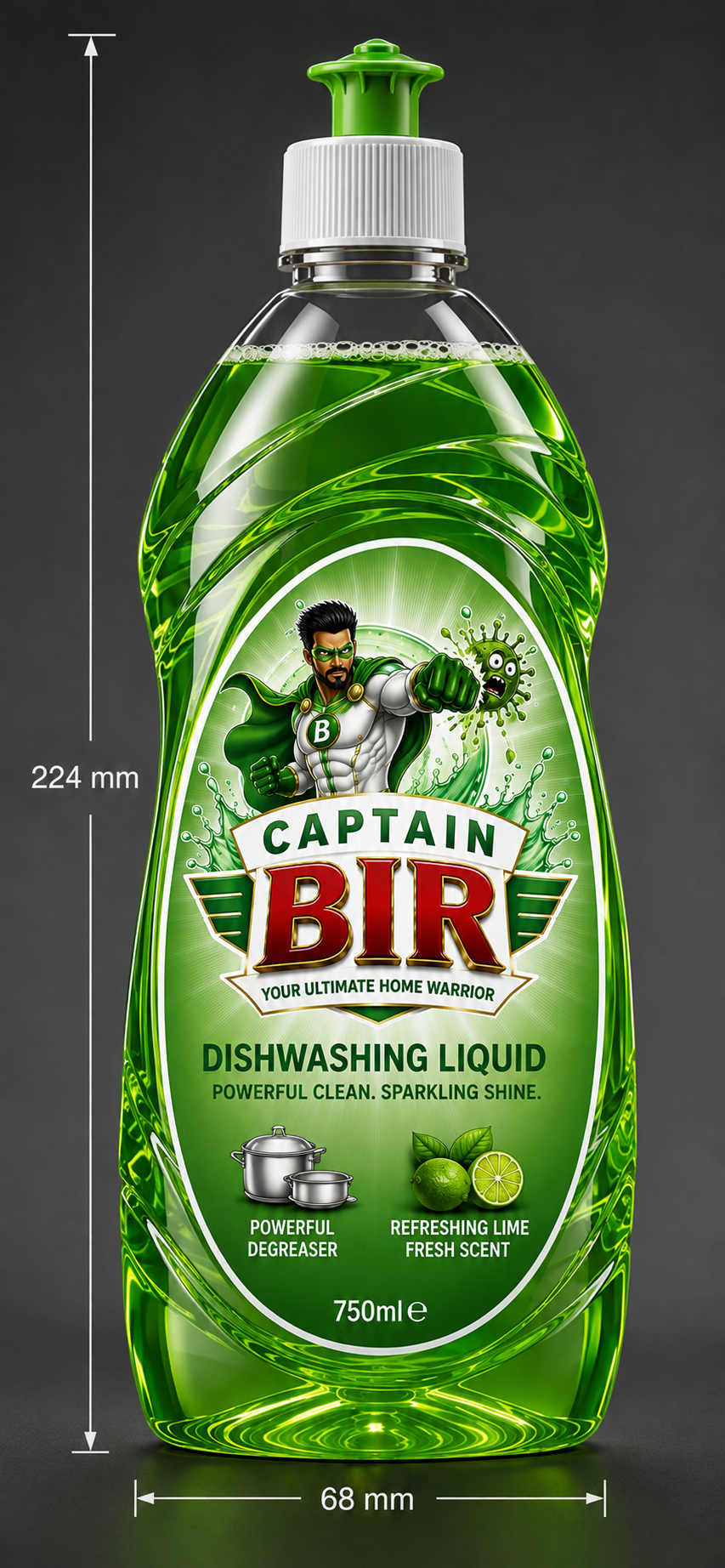 Captain BIR Dishwashing Liquid